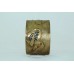 925 Sterling Silver Cuff Bracelet Gold Plated with Zircon Stones