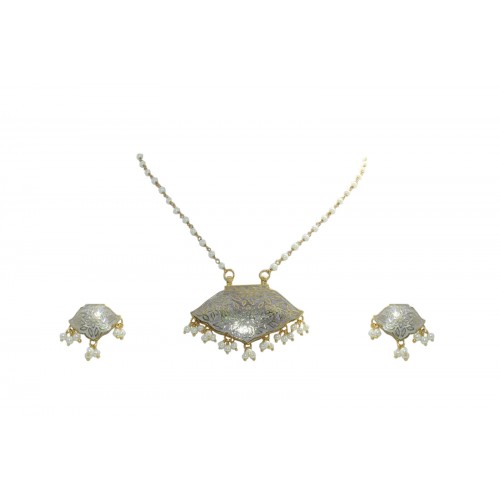 Pandora Era Lab-grown Diamond Pendant Necklace and Earring Set, 14 K White  Gold, 2.00 carat TW
