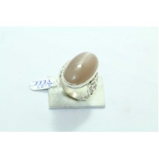 Designer 925 Sterling silver Women's ring natural moonstone size 15