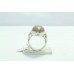 Designer 925 Sterling silver Women's ring natural moonstone size 15