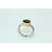 925 Sterling silver Women's ring Natural semi precious Smoky Quartz Stone