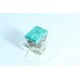 925 Sterling silver Turquoise Stone Ring Size 19 Oxidized Polish