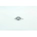 Stamped 925 Sterling Silver Ring with diamonds Star sapphire Gemstone Size 11