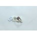 Stamped 925 Sterling Silver Ring with diamonds n Star Ruby Gemstone Size M 1/2